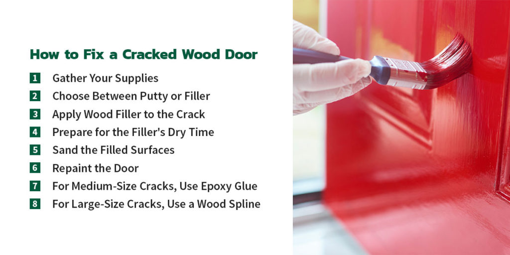 How to Fix a Cracked Wood Door
