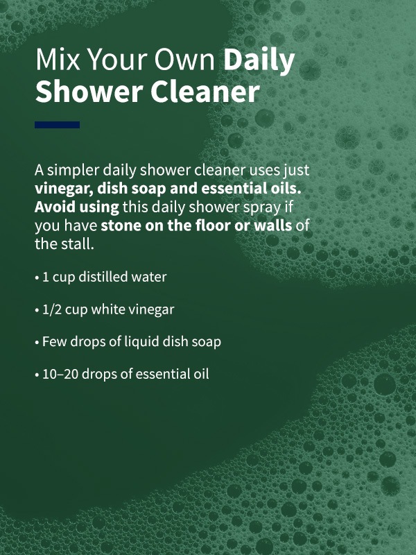 How to Make Your Own Shower Glass Cleaner