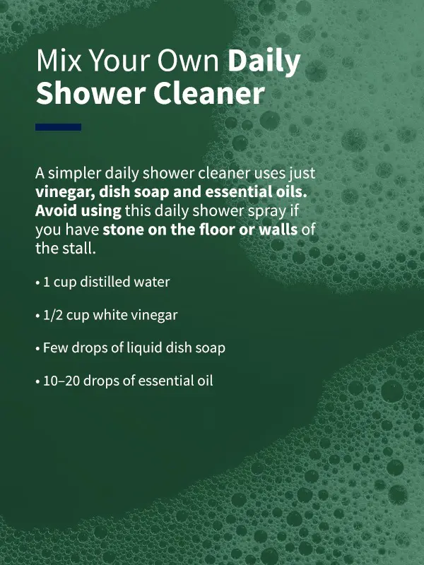 My 7 Minute Shower Door Cleaning Routine