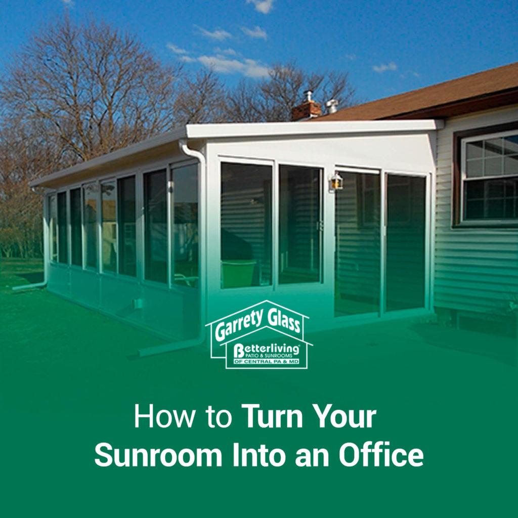 How to turn your sunroom into an office