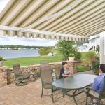 Clean Awning Over Patio